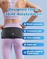MALT GOODS Widened 5.9-Inch SI Joint Pelvic Belt with 3D Massage Pads