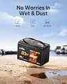 LiTime 12V 100Ah Bluetooth Trolling Motor LiFePO4 Battery (Group 31)