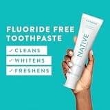 Native Fluoride-Free Whitening Toothpaste, Wild Mint & Peppermint, 3-Pack