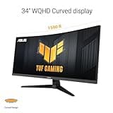 ASUS TUF Gaming VG34VQ3B 34-Inch QHD 180Hz 1ms Curved Ultrawide Monitor