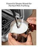 EUHOMY 20-Bar Espresso Machine with Built-In Burr Grinder