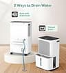 VEAGASO 34-Pint Portable Dehumidifier for 2500 Sq.Ft with Touch Display