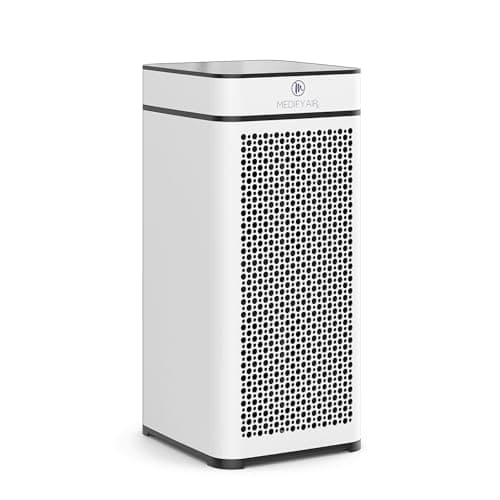 Medify MA-40 H13 True HEPA Air Purifier with Tempered-Glass Touch Panel Control