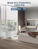 Garvee 3-in-1 Portable Air Conditioner with Sleep Mode Timer, 8000 BTU