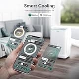 ZAFRO Smart Inverter Dual-Hose Portable Air Conditioner System, 16000 BTU