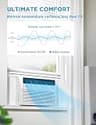 Midea 8,000 BTU Smart Inverter Window Air Conditioner with App and Alexa Support