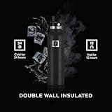 IRON °FLASK Insulated Stainless Steel Sports Water Bottle with Three Lid Options