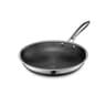 HexClad Hybrid 10-Inch Frying Pan with Tri-Ply Stainless Steel Construction