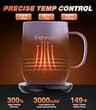 Kepwam Self-Heating Coffee Mug T2 with Touch Button Controls (16 Ounces)