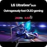 LG 27-Inch UltraGear OLED Gaming Monitor QHD 1440p 240Hz 0.03ms