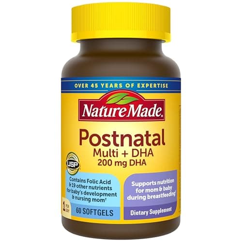 Nature Made Postnatal Multivitamin Softgels with 200mg Omega-3 DHA