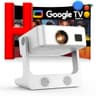 Sovboi Smart Movie Projector with Built-in Google TV, WiFi 6, 180° Stand