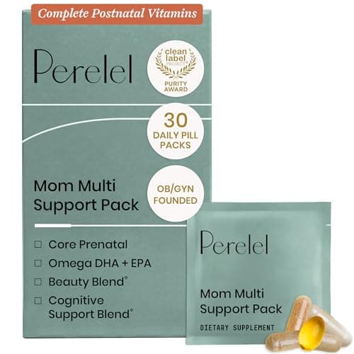 Perelel Mom Multi Support Pack with DHA, Ashwagandha & Collagen