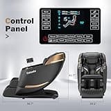 Culanta 53-Inch SL-Track Full Body Zero Gravity Massage Chair with Body Scan