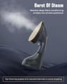 Beautural 1200W 2-in-1 Portable Handheld Garment Steamer with Ceramic Iron