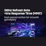 Samsung Odyssey G5 27-Inch QHD Gaming Monitor with 180Hz Refresh Rate