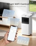 SNOCOD Smart 5-in-1 Portable Air Conditioner for Large Rooms, 16000 BTU