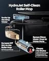 eufy Robot Vacuum E25 Mop Combo with HydroJet Roller and AI.See Navigation