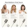 AIMIKE NaturaVol Medium Titanium Ceramic Round Brush for Fine Hair - 1.7 Inch