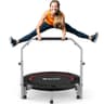 BCAN 40-Inch Foldable Mini Fitness Rebounder Trampoline with Foam Handle