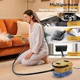 1500W Fast Heating Handheld Steam Cleaner with 45-Minute Continuous Spray