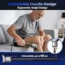 Kensen Men's Electric Back Hair Trimmer with 2-in-1 Dual Blade Telescopic Handle
