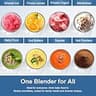 Colarlemo 1200W 12-Piece Personal Smoothie Blender Maker