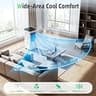FODFINU 3.5-Gallon Portable Evaporative Air Cooler with Reusable Ice Packs