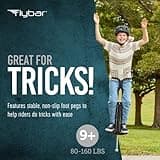 Flybar Master Spring Pogo Stick for Older Kids and Teenagers, Metal Frame