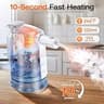 ScrubWiz 10-in-1 Detachable Handheld Steam Cleaner & Mop with Accessories