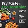 Chefman 6-Quart Compact Air Fryer with Easy-View Window and Touch Control