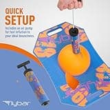 Flybar Pogo Trick Ball Active Bounce Board Toy with Air Inflation Pump