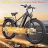 8000W Peak Dual Motor Electric Bike for Adults, 50 MPH Max Fast E-Bike