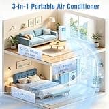 Line Blaster 3-in-1 Portable Air Conditioner and Dehumidifier, 8500 BTU