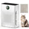 MOOKA PR1 Large Room Air Purifier with 4-Stage HEPA Filtration & Pet Mode