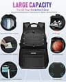 LOINTET Basketball Backpack with Top Shoe Compartment & Foam-Cushioned Ball Storage