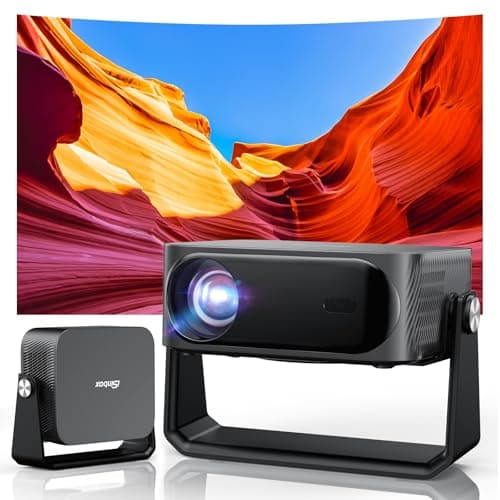 Portable 4K Outdoor Smart Projector with 2000 ANSI and Auto Keystone
