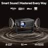 Portable 4K Outdoor Smart Projector with 2000 ANSI and Auto Keystone