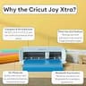 Cricut Joy Xtra Starter Bundle with Mini EasyPress Heat Press for T-Shirts