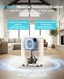 PLUSCENT 32-Pint Dehumidifier for Basements with Smart Humidity Control