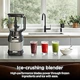 Ninja AMZ493BRN Compact Kitchen System with 72 oz Pitcher