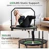 BCAN BT2 40-Inch Bungee Mini Rebounder Trampoline with Adjustable Bar