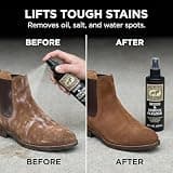 Bickmore Suede and Nubuck Cleaner Spray Non-Toxic Formula for Oil and Water Stains