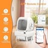 FRCFRC Slim Profile Self-Cleaning Automatic Cat Litter Box with App Control Function