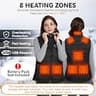 KOVNLO Women's Slim Fit 5-in-1 Smart Controller Heated Vest (No Battery)