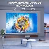 AuKing H10 4K Smart Video Projector with Built-in WiFi and Bluetooth