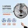 VEVOR 18-Inch Waterproof Wall Mount Industrial Fan, 4150 CFM, IP44 Rated