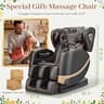 FURNIMAT 10-Point Fixed Shiatsu Full Body Massage Chair with Smart Touchscreen