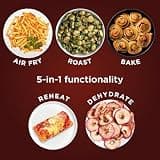 Ninja AF150AMZ XL Air Fryer with 5.5 Quart Capacity and 5-in-1 Cooking Functionality