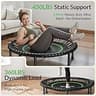 BCAN 40-Inch Adult Fitness Trampoline with Quiet Durable Bungee Cords